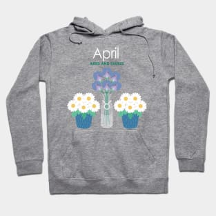 April Birth Flowers Hoodie